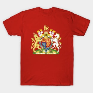 Royal Coat of Arms of the United Kingdom (Tudor crown) T-Shirt